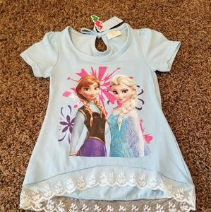 Frozen hi-low shirt